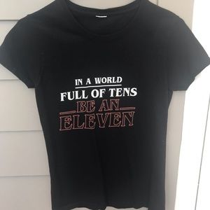 Stranger Things Logo Tee Shirt